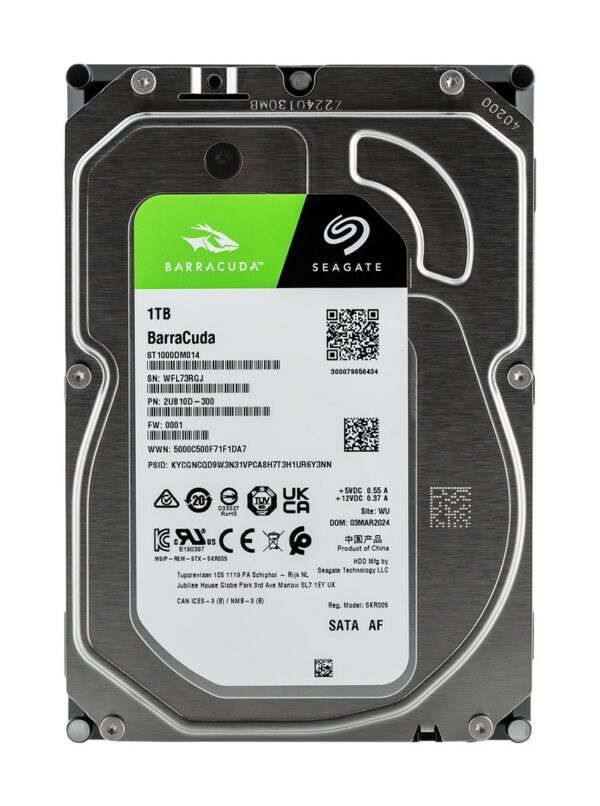 Dysk twardy HDD Seagate BarraCuda 1TB 3,5" SATA - obrazek 6