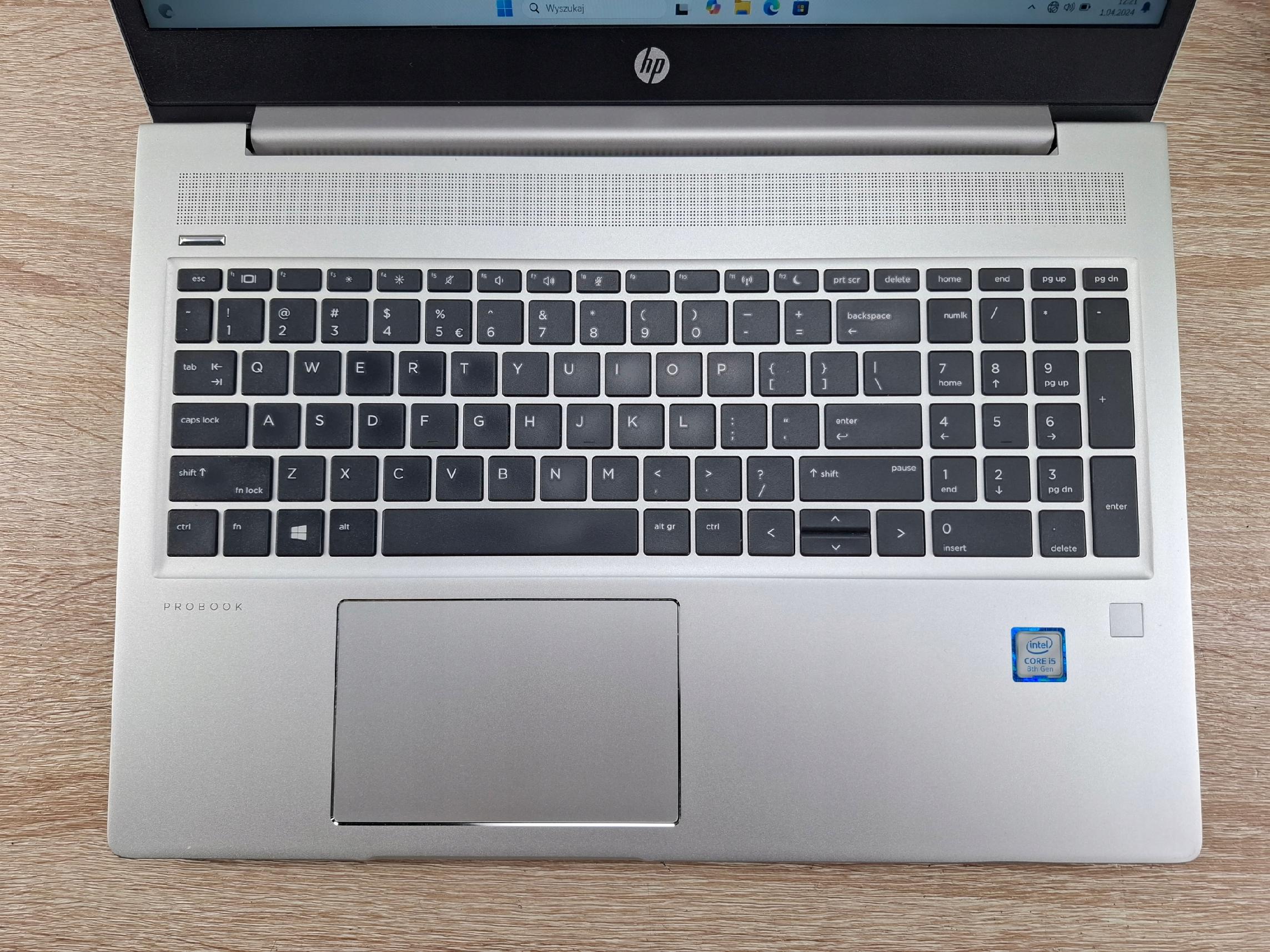 Laptop HP ProBook 450 G6 i5-8265U 32GB 2TB SSD Windows 11 NOWY DYSK - obrazek 4