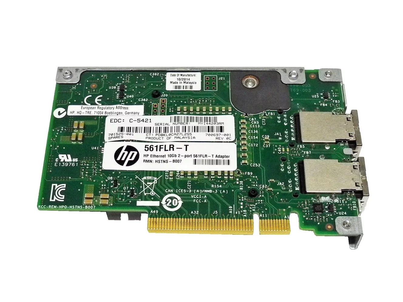 Adapter Sieciowy HP 561FLR-T 2x 10Gb PCI-Express x8 700697-001 701525-001 - obrazek 4