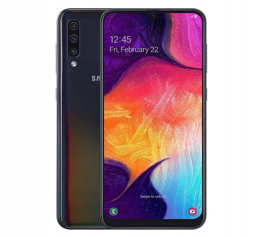 Samsung Galaxy A50 4GB 128GB DUAL| KLASA A | ŁADOWARKA + KABEL USB-C GRATIS