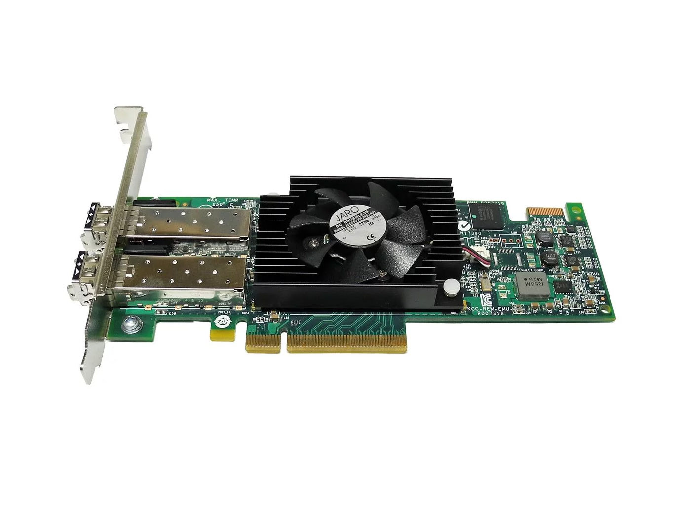 Adapter Sieciowy DELL Emulex LPE16002 2x SFP+ FC 16Gb PCIe x8 FP 0F3VJ6 Do PowerEdge - obrazek 3