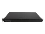 Obudowa 1U Dell PowerConnect RPS-600 pod kątem z przodu, widoczne uszy montażowe do szafy rack i otwory wentylacyjne.