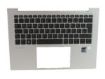 Górna część obudowy laptopa HP z klawiaturą w układzie QWERTZ, bez zamontowanej baterii ani ekranu.