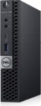 Przedni panel Dell OptiPlex 7060 Tiny z widocznym portem USB-C, USB-A i słuchawkowym oraz logo Dell.