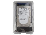 Dysk twardy Seagate 450GB w niebieskiej ramce montażowej Dell EMC, widoczny w przezroczystym opakowaniu ochronnym.