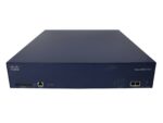 Przedni panel serwera Cisco MCU w granatowej obudowie z portem RJ45, diodami i sloterm napędu z przodu.