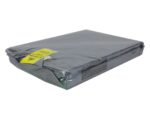 Kontroler storage w szarej torebce antystatycznej z żółtą naklejką ostrzegawczą, widoczny bok z otworami wentylacyjnymi.