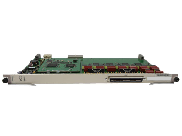 Karta modułu Huawei SHLM z widoczną płytą elektroniczną, gniazdem złącza wielopinowego i uchwytami montażowymi po bokach.