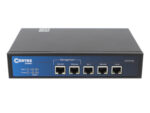 Przedni panel enkryptora Certes CEP10 VSE z opisanymi portami RJ45 (Alarm, Ethernet, Aux, Remote, Local) i diodami LED.