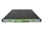 Przedni panel bramki VoIP Sonus SBC 2000 z rzędem portów RJ45 i diodami statusu, obudowa rack z uszami montażowymi.
