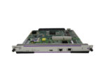 Moduł zarządzający Alcatel-Lucent OS9702-CMM od czoła, widoczne złącza RJ45 i port konsolowy oraz diody LED