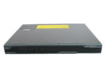 Przedni panel firewalla Cisco ASA 5510 z rzędem diod stanu i wentylacyjnymi otworami, obudowa w typowej szarości rack.