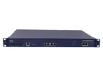 Przedni panel bramy Cisco TelePresence GW 3241 z rzędem portów RJ45 i widocznymi uszami montażowymi do szafy rack.