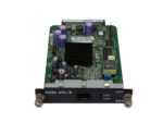 Karta modułu Juniper Mini-PIM z widocznym radiatorem, złączami BNC oraz opisem ADSL 2/2+ B na krawędzi.