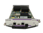 Moduł CMM Alcatel-Lucent z widocznymi portami RJ45 i USB oraz odsłoniętą płytą elektroniczną od góry.
