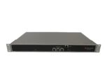 Przedni panel urządzenia Polycom VBP 5300 z trzema portami RJ-45, portem konsolowym i uszami montażowymi do szafy rack.