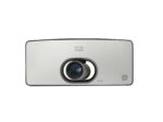 Kamera wideokonferencyjna Cisco TelePresence SX10 widziana od przodu z obiektywem na środku i logo Cisco u góry.