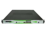 Przód bramki VoIP Sonus SBC 2000 z rzędem portów RJ45, diodami LED i uszami montażowymi do szafy rack.