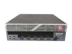 Przedni panel urządzenia F5 BIG-IP 11050 z wyświetlaczem LCD i wieloma portami sieciowymi SFP oraz RJ45.