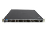 Przedni panel switcha HP ProCurve 2900-48G z rzędami portów RJ45 i uszami montażowymi po bokach obudowy.